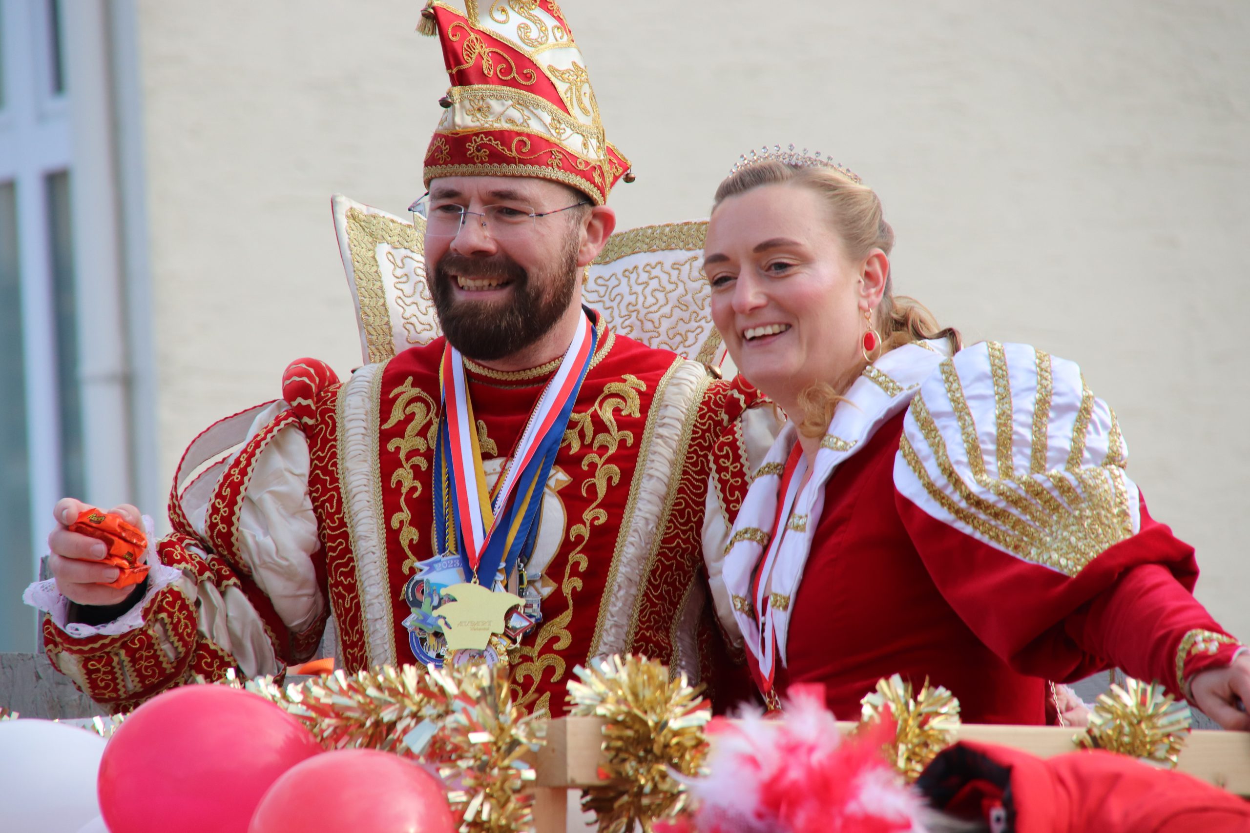 Prinzenpaar der Saison 24 Christian Teichmann und Barbara Weidenbach